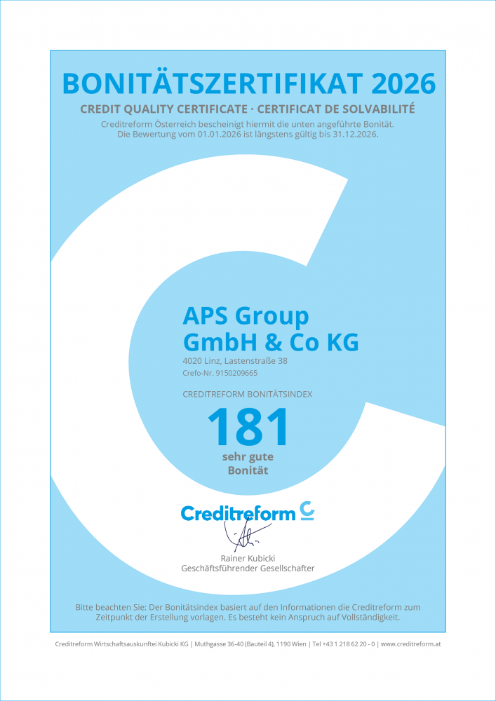 Creditreform certificate